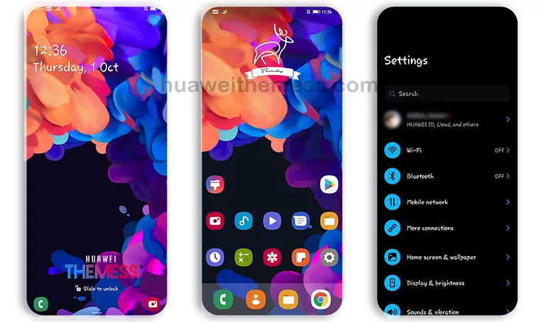 Samsung OneUI Dark Theme for EMUI 10.1/10/8.1/9.0 and MagicUI 3/2 Devices