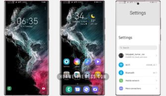 Samsung Galaxy S22 Ultra Theme for EMUI, HarmonyOS and MagicUI
