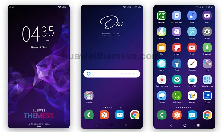 Samsung S10 Theme for EMUI 5.0/5.1/8.0/9.0