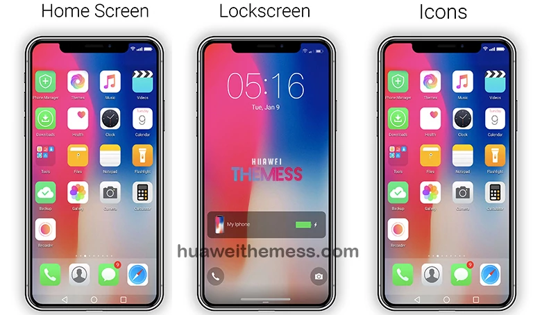 IOS 13 Theme for EMUI 8.1/8.0/5.1/5.0