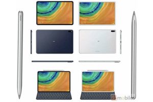 Huawei tablet with a perforated screen