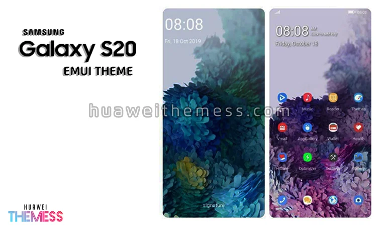 galaxy_s20_emui_theme EMUI 10/10.1 Samsung Themes 