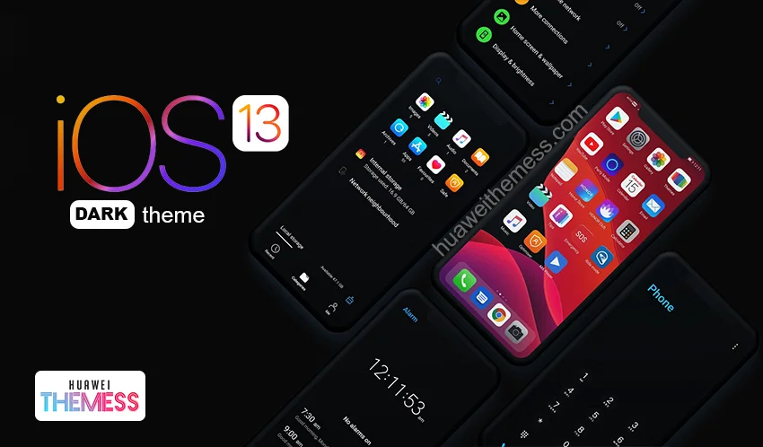 ios-13-dark-emui-theme EMUI 10/10.1 iOS Themes 