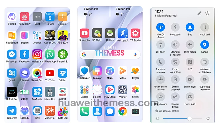 Huawei P40 Pro Stock Theme for EMUI 10/9.1/9