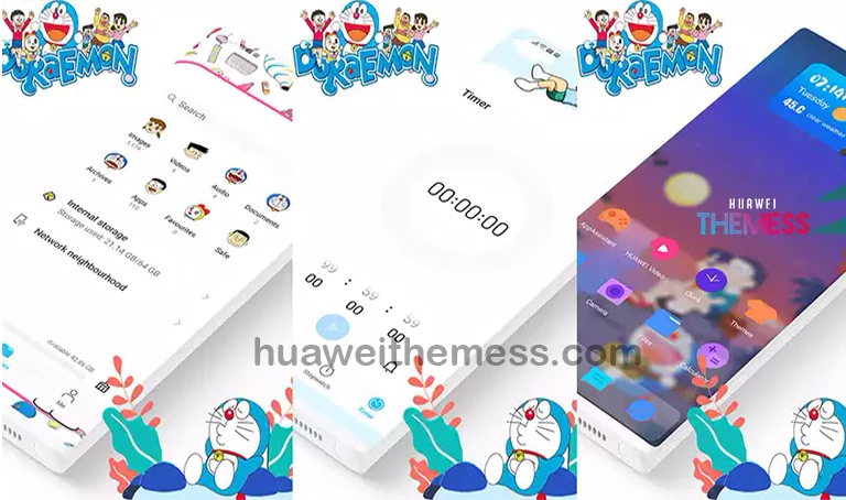 Doraemon Theme For EMUI 10/9