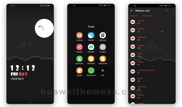 EMUI Themes for Huawei & Honor Phones