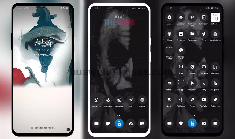 Black Joker Theme for EMUI 10.1/10/9.1/9.0