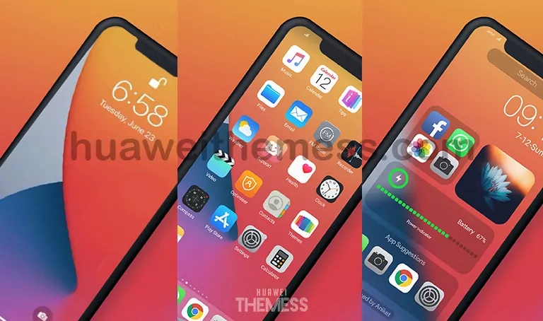 iOS 14 Theme for EMUI 10 / 9 and MagicUI 3/2 | Huawei & Honor Devices & Magic UI EMUI Theme