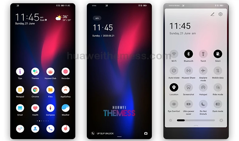 Super Amoled Theme for EMUI 10/9 | Best EMUI Themes and MagicUI Themes