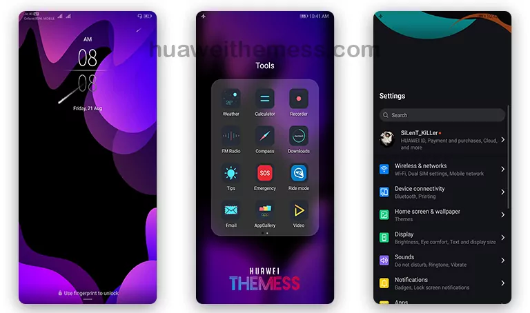 Abstract Tone Theme for EMUI 10/9 and MagicUI 3/2 Themes