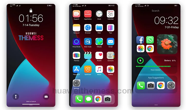 Download Now Ios 14 Dark Theme For Emui 5 8 Emui Themes Harmonyos Themes