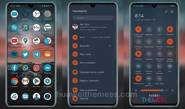 Sony Minimal EMUI 10/9 and MagicUI 3/2 Themes