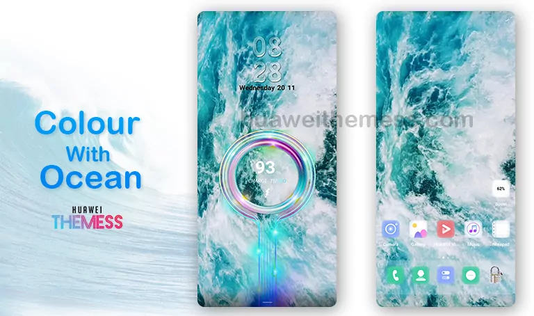 Colour with Ocean Theme for EMUI 10/9 and MagicUI 3/2