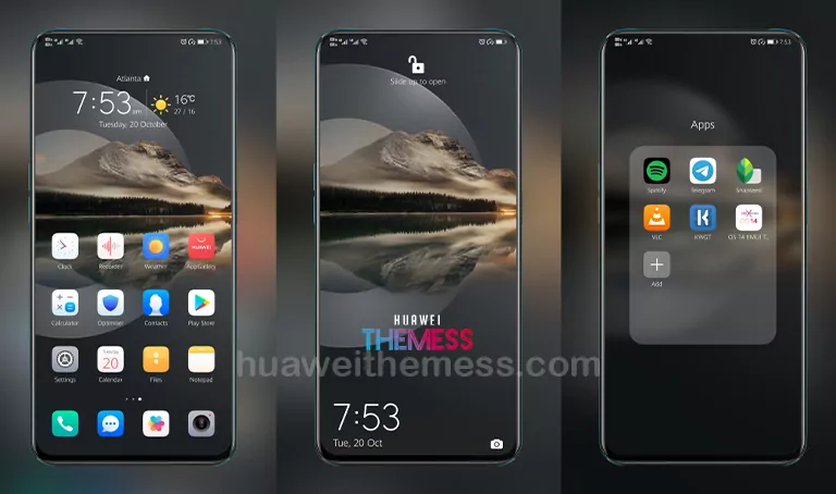 (Huawei Mate 40 Stock Theme) Boundary Theme for EMUI 10.1/10/9.1/9.0 and MagicUI 3/2