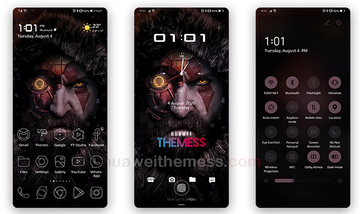 CyperPunk Kratos Theme for EMUI 10/9 and MagicUI 3/2