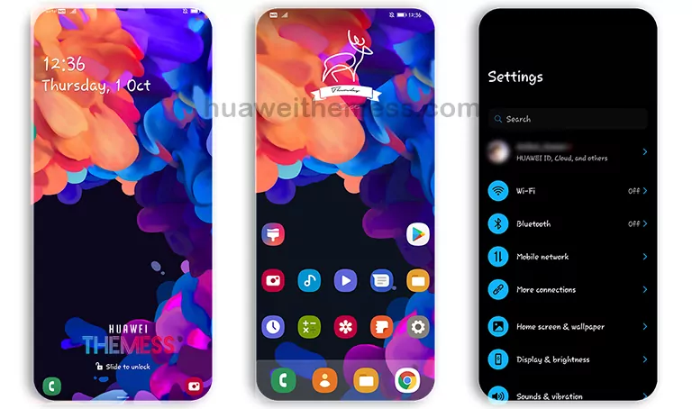Samsung OneUI Dark Theme for EMUI /10// and MagicUI 3/2 Devices -  Download EMUI Themes & HarmonyOS Themes