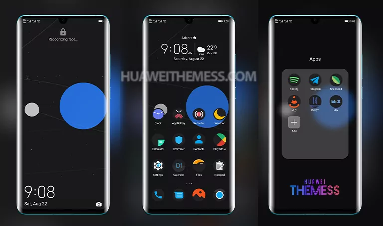 (Dark Theme) Pixel Pie Dark Theme For EMUI 10.1/10/9.1/9 And Magic UI 3/2