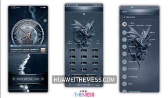 Dark Blue Night Luxury Theme or EMUI 10/9 and MagicUI 3/2