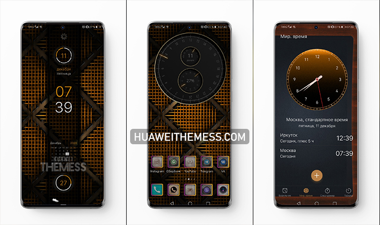 Unlock Orange Theme For Emui 10 9 And Magicui 3 2 Emui Themes Harmonyos Themes