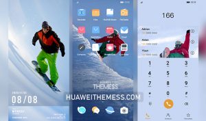 Winter Activities Theme for EMUI 10