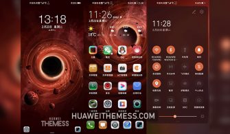 Black Hole Theme for EMUI 11.1/11 and MagicUI 4