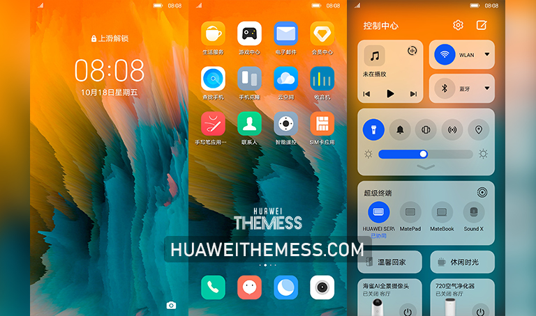 Wave Theme for EMUI 11/10 and MagicUI 4/3