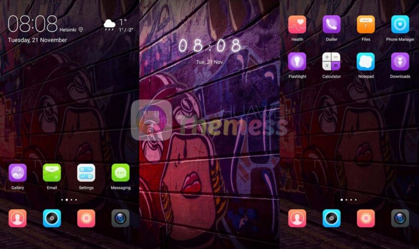 Graffiti Alley Theme for EMUI 5.0/5.1