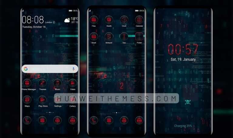 Hacker Theme for EMUI 12/11/10/9 and MagicUI 5/4/3/2