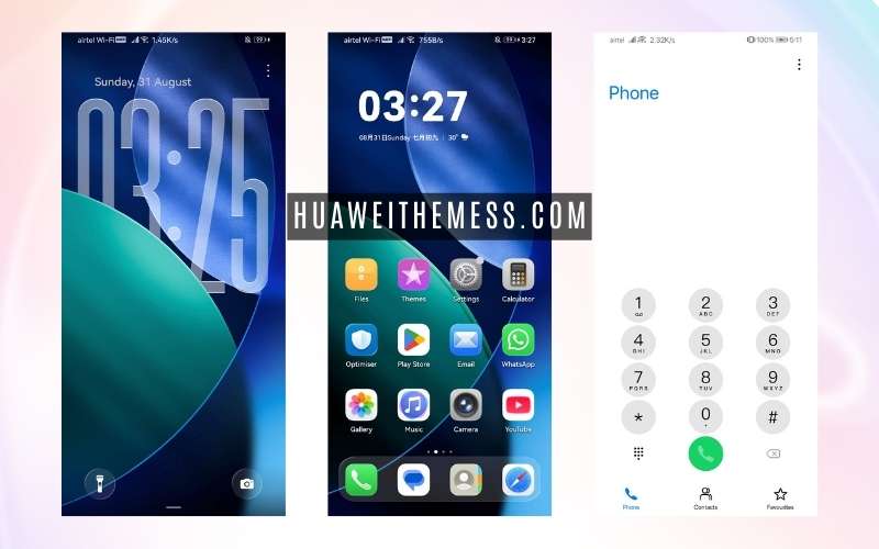 iOS 26 Liquid Glass Theme for Huawei / Honor Devices