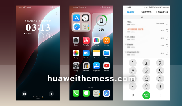 iOS 18 Huawei Themes