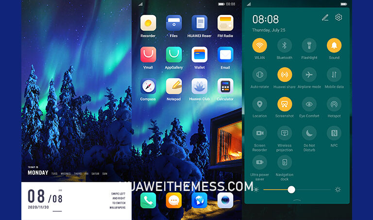 Northen Light Theme for EMUI 12/11/10/9 and MagicUI 5/4/3/2