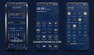 Perfect Blue Gold Theme for EMUI 12/11/10/9 and MagicUI 4/3/2