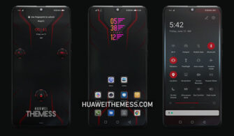 Red Devil Black Shark Theme EMUI 12/11/10/9 and MagicUI 5/4/3/2