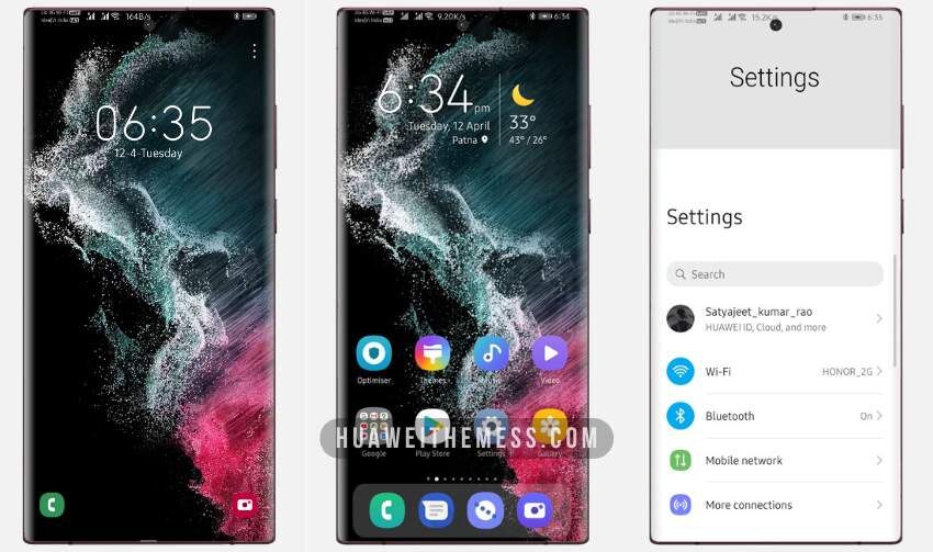 Samsung Galaxy S22 Ultra Theme for EMUI, HarmonyOS and MagicUI