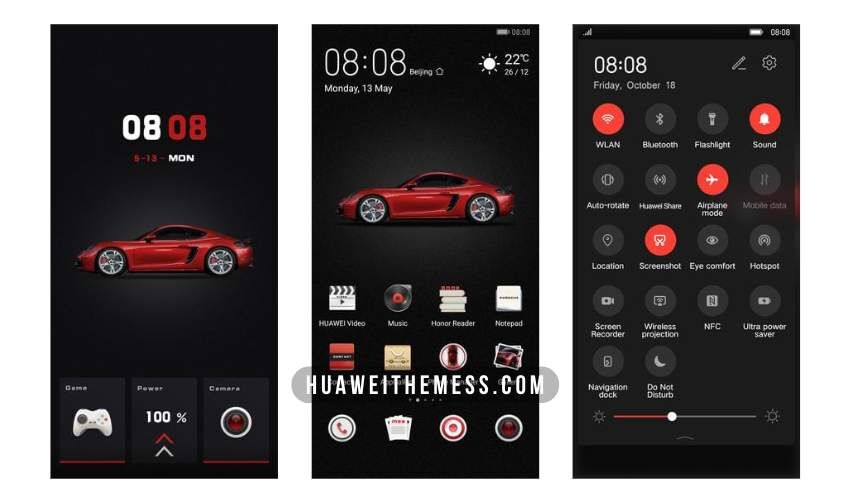 Vehicle Mounted System Theme for EMUI, HarmonyOS and MagicUI